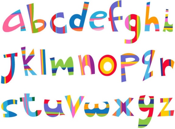 Cartoon alphabet